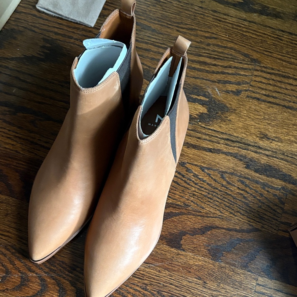 Marc Fisher Camel Ankle Booties